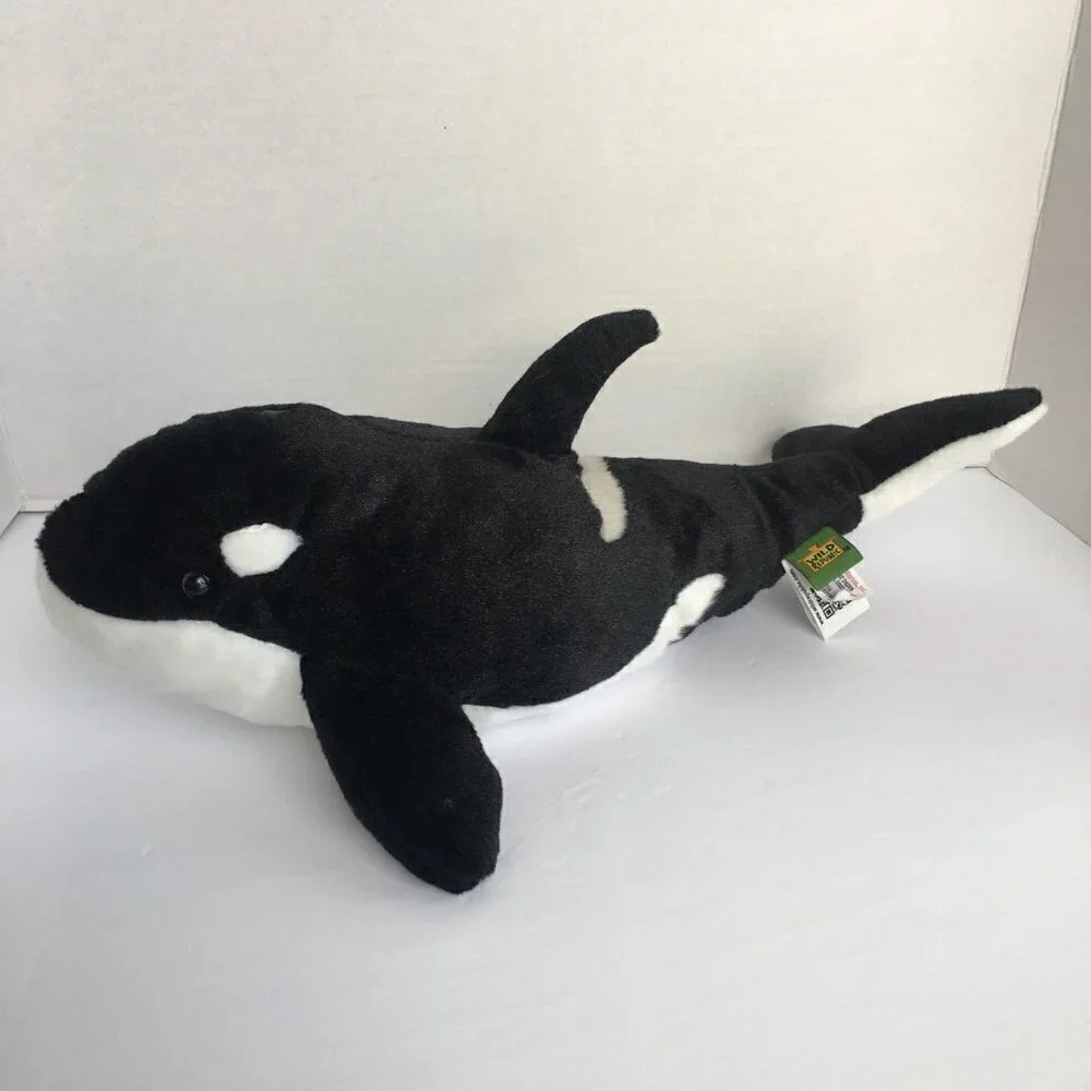 Wild Republic Killer Whale Orca Stuffed Animal Plush Kids Toy